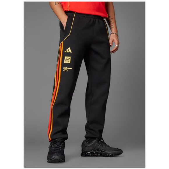 NWT adidas Arsenal x NTS Radio UBP Double knit Track Pant BLACK- JL8050, M - Picture 1 of 12